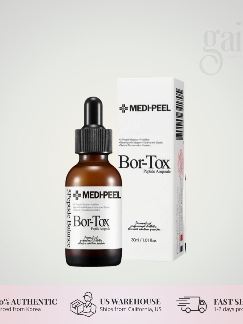 MEDI-PEEL 5 Peptide Ampoule 30ml | Korean Anti-Aging Serum Firming Hydrating